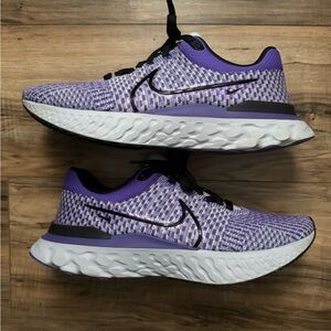 React Infinity Run Flyknit 3'Pure Purple' MENS size 11 LSU team issued